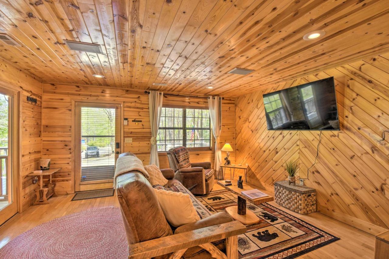 Cozy Hiawassee Cabin With Fire Pit And Mtn Views! Exterior foto