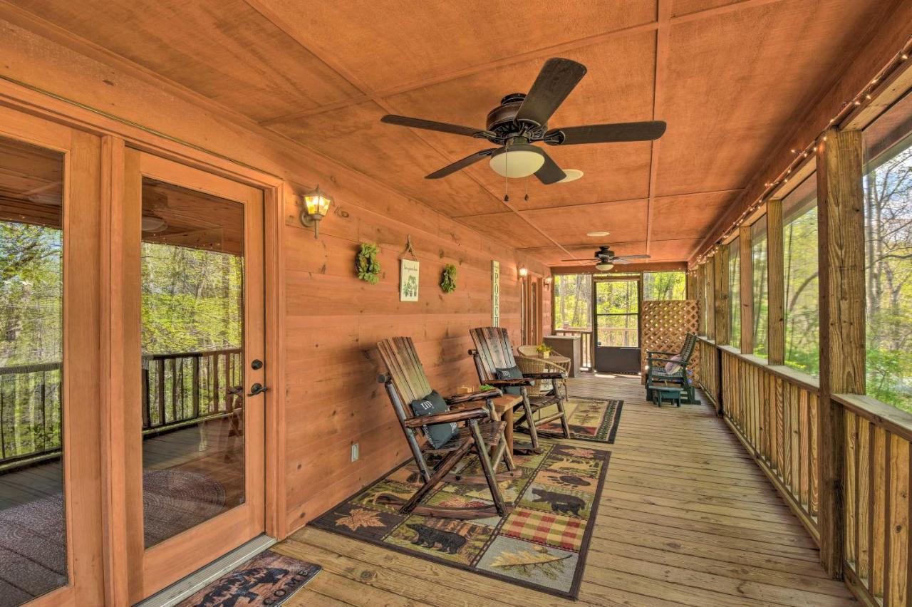 Cozy Hiawassee Cabin With Fire Pit And Mtn Views! Exterior foto